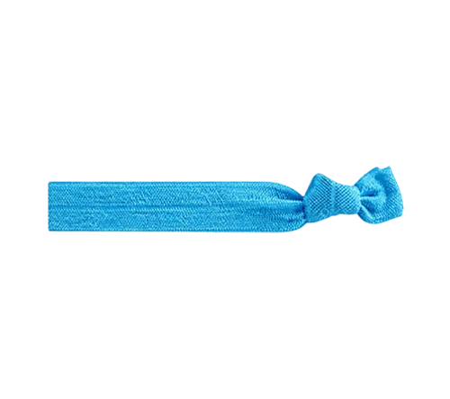 Silver Printed Personalized Hair Ties for Girls